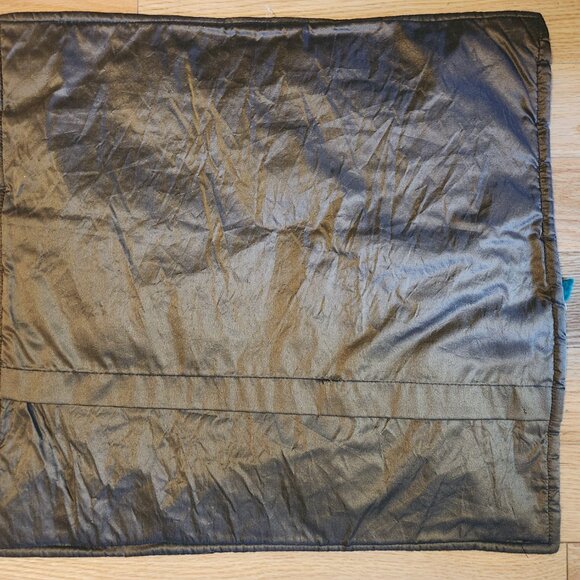 Boho Meditation Pillow Case Satin Silk Back Felt Goddess With Beads - Picture 4 of 15